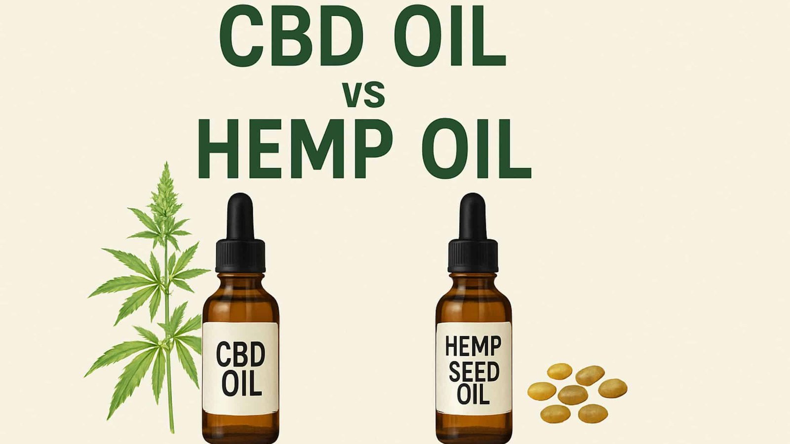 CBD Oil vs Hemp Oil